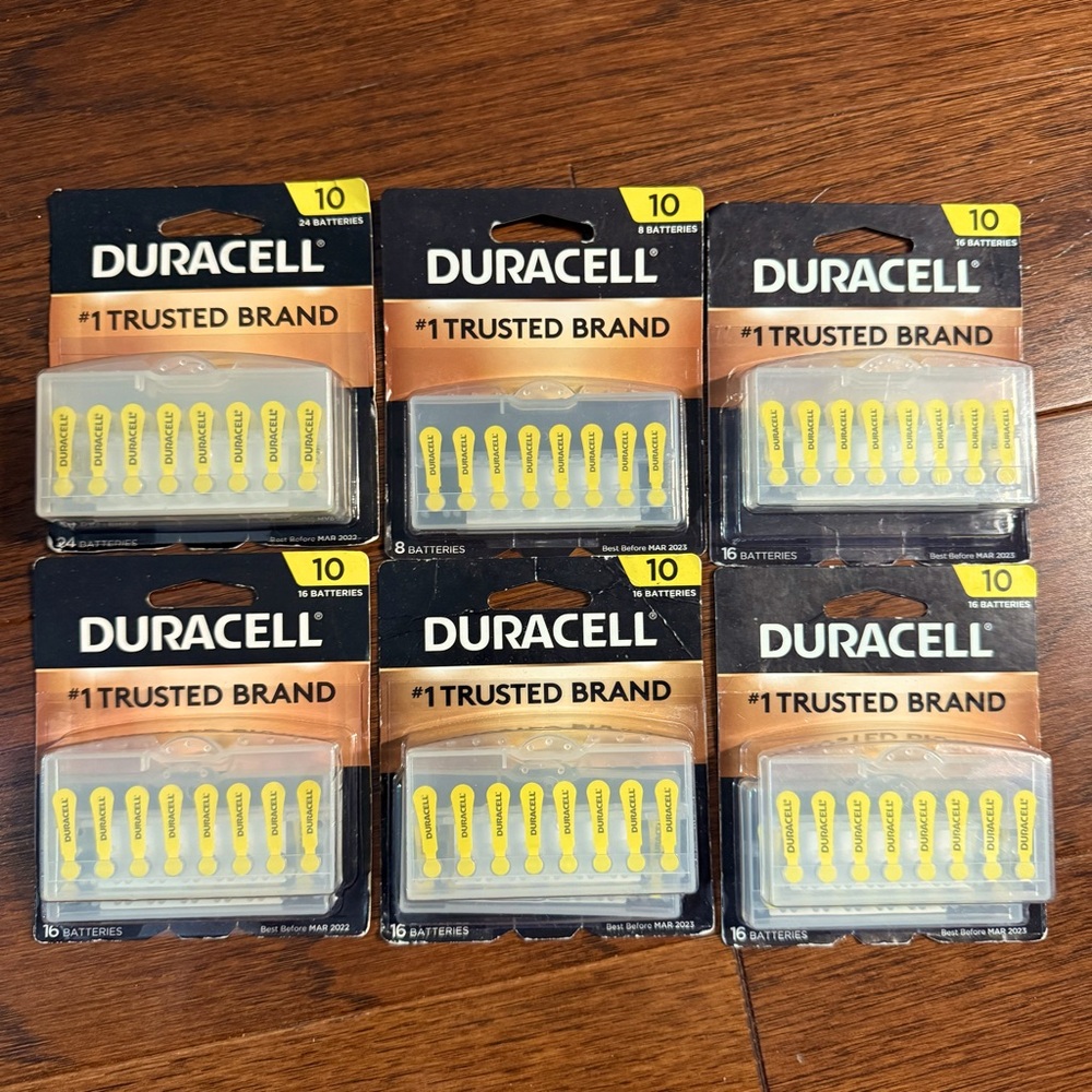 Duracell Hearing Aid Batteries 96 ct Size 10